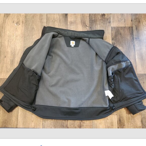 Carhartt Crowley Soft Shell Fleece- Lined Heavy Workwear Jacket - Picture 13 of 16